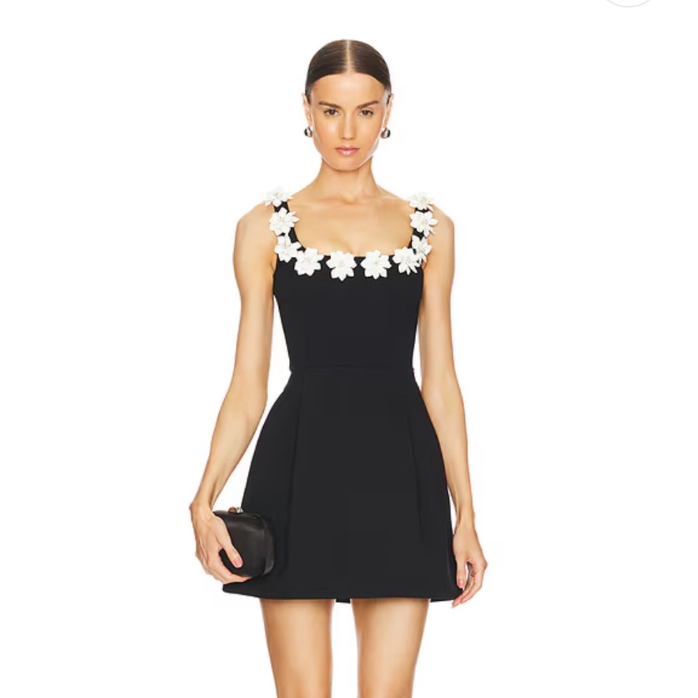 Cindy Monochrome Dress in Black Size 2